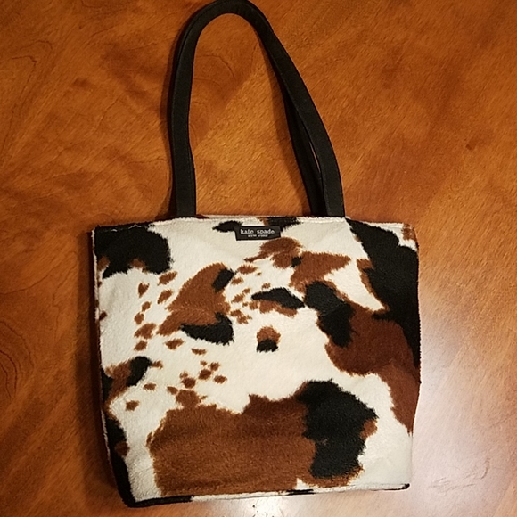 kate spade Handbags - Kate Spade faux cowhide fur tote